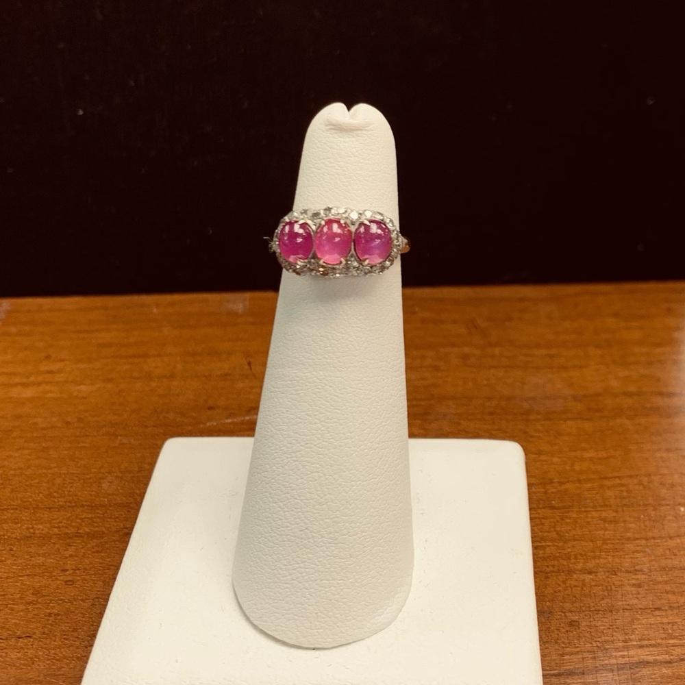 Ruby And Diamond Ring - image 1